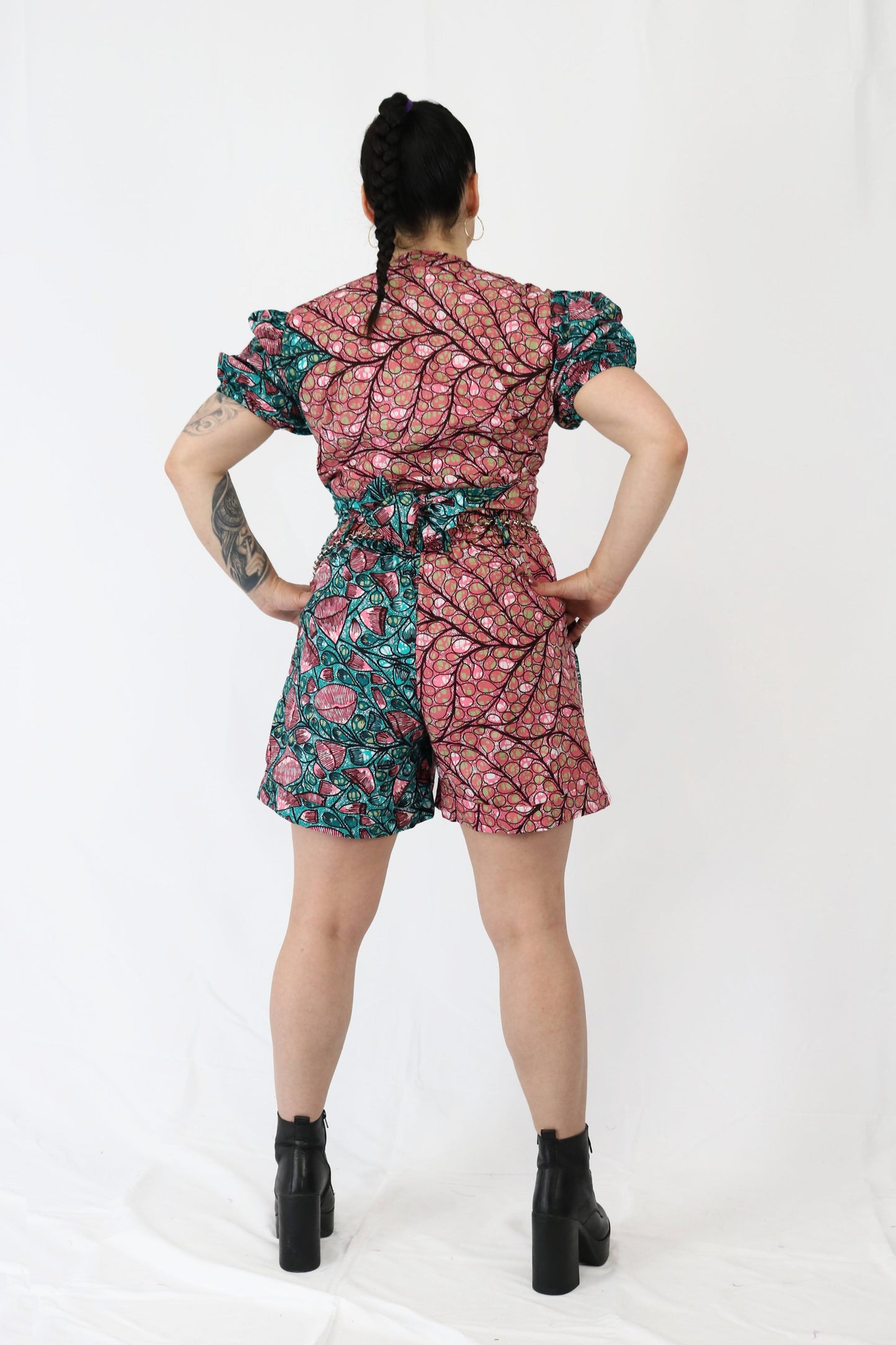 Ankara Crop Top Set