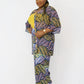 2pcs African Ankara Kimono Set