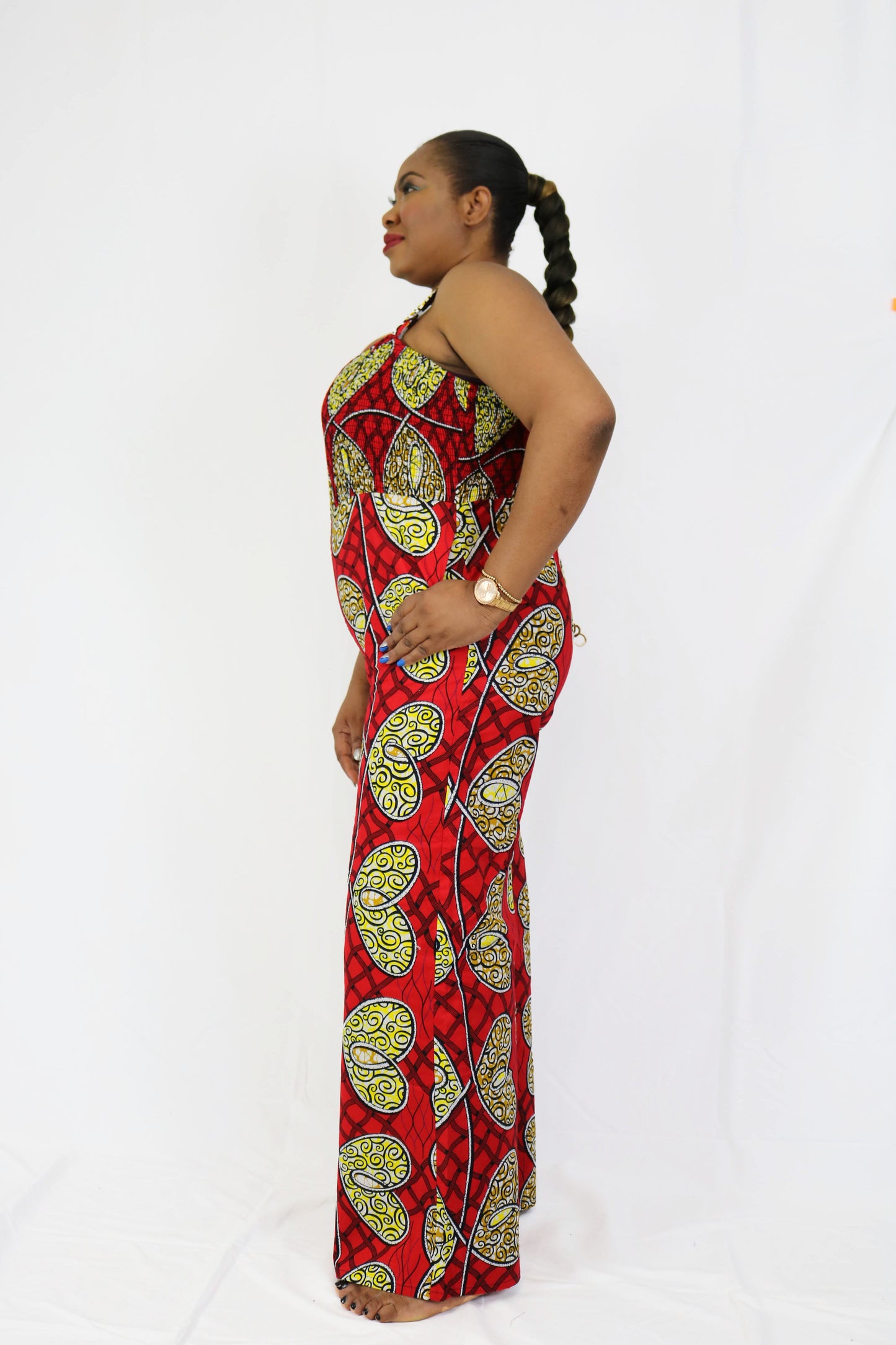 Baggy Legs Ankara Jumpsuit