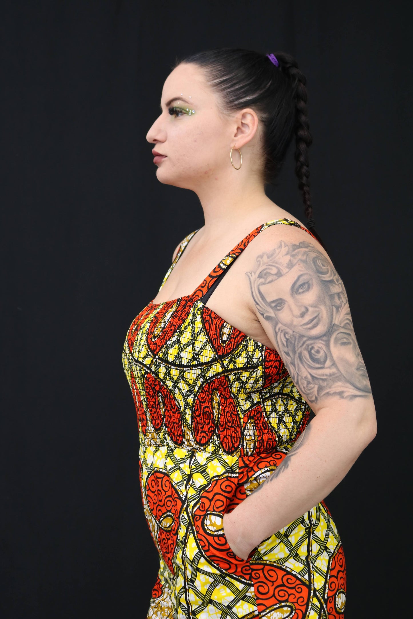 Baggy Legs Ankara Jumpsuit