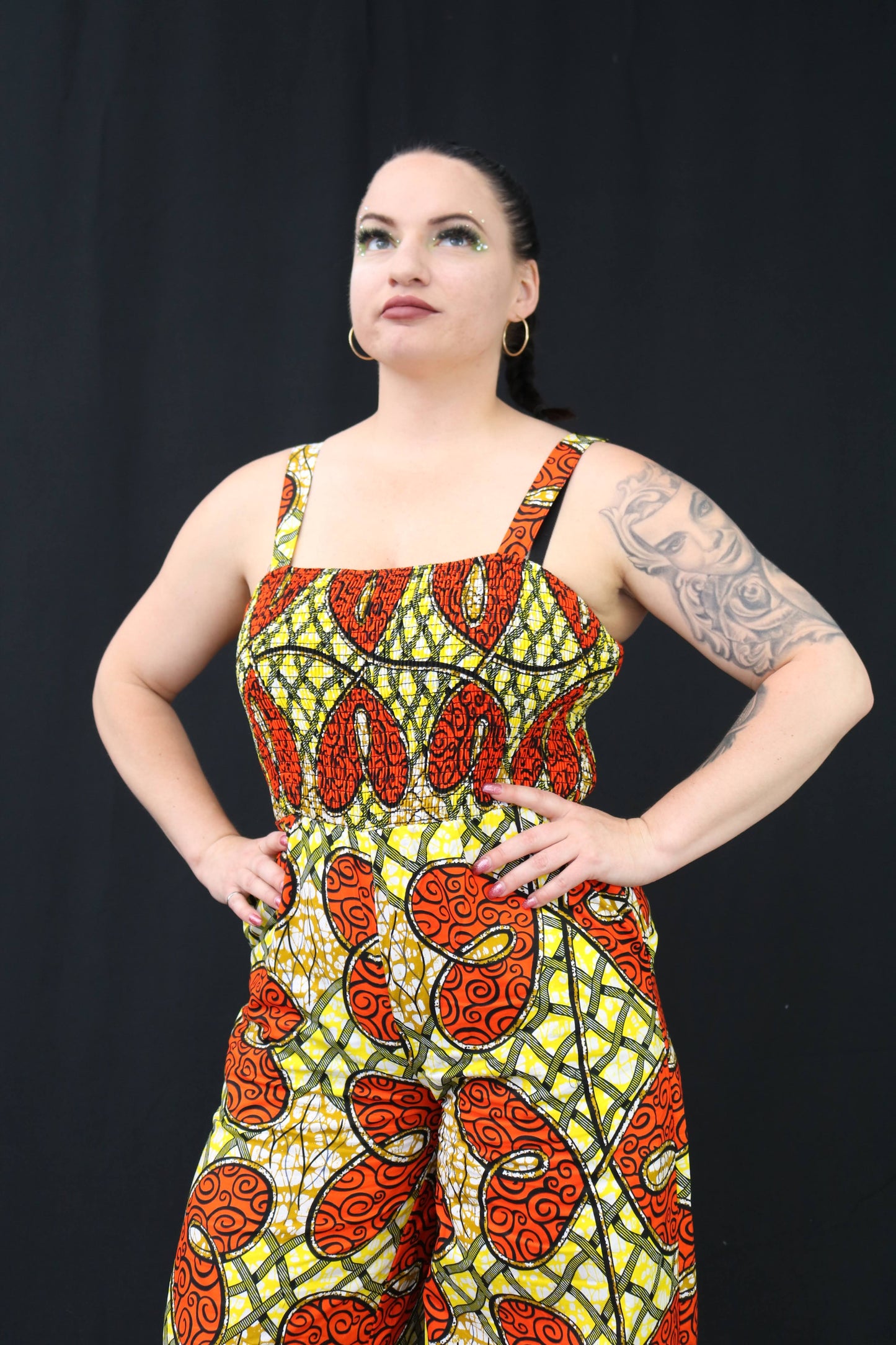 Baggy Legs Ankara Jumpsuit