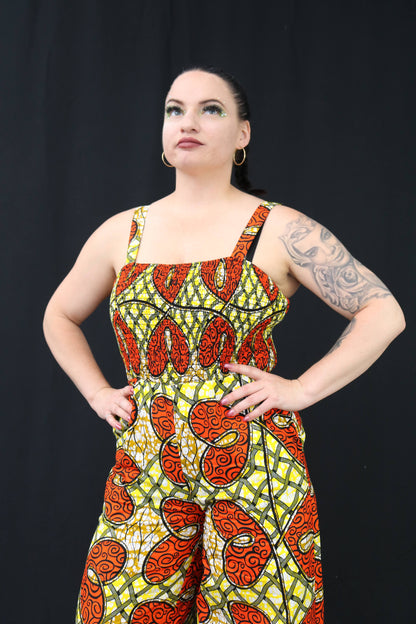 Baggy Legs Ankara Jumpsuit