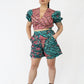 Ankara Crop Top Set